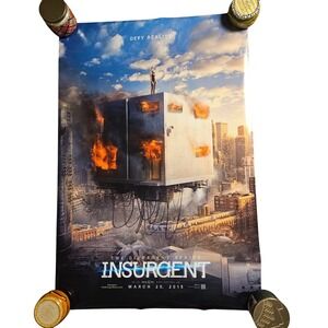 The Divergent Series: Insurgent 2015 Promo Movie Poster 27x40 Theo James D/S